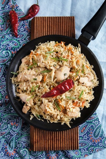 Рис с капустой и мясом Рис с капустой и мясом