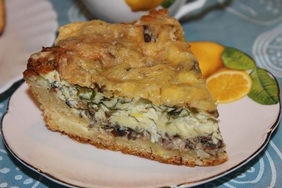 Очень вкусный рыбный пирог