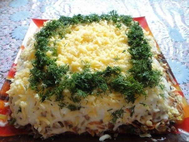 ● САЛАТ С КУРИНОЙ ПЕЧЕНЬЮ ● ● САЛАТ С КУРИНОЙ ПЕЧЕНЬЮ ●