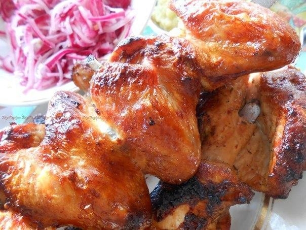 Шашлык из курицы. Шашлык из курицы.