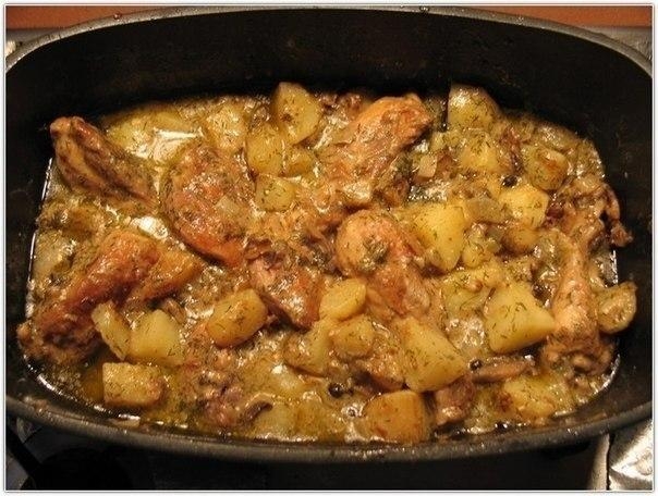 Курица по-купечески. Курица по-купечески.