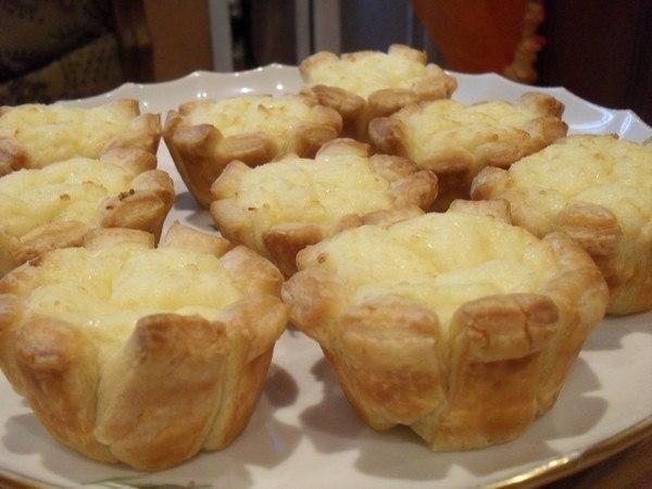 КОРЗИНКИ С СЫРНОЙ НАЧИНКОЙ