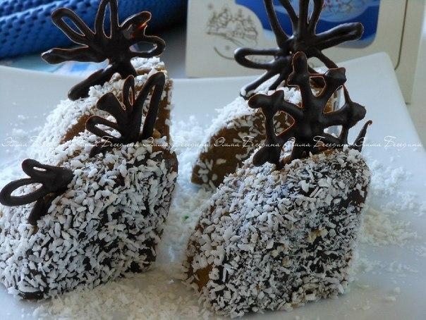 Кофейный десерт "Снежные горки"