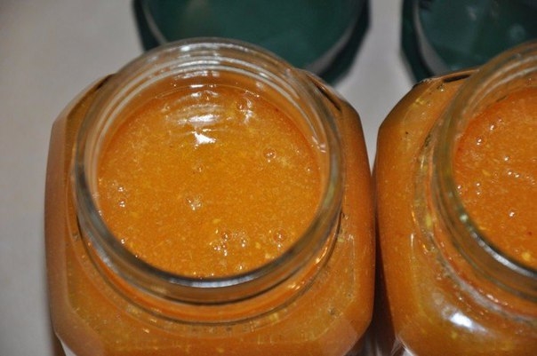 Вкусное сырое варенье из персиков