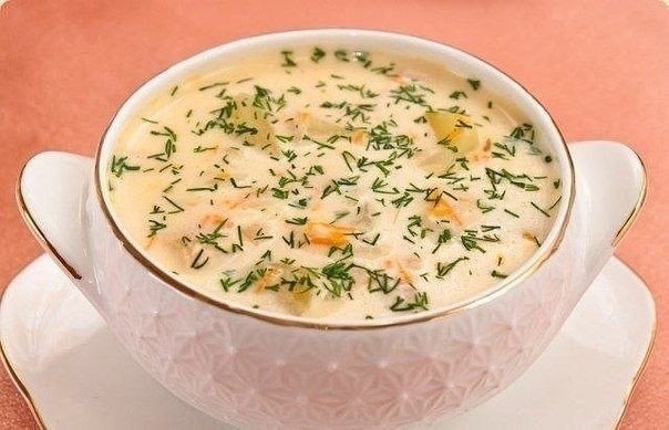 Вкусный и нежный сырный супчик Вкусный и нежный сырный супчик