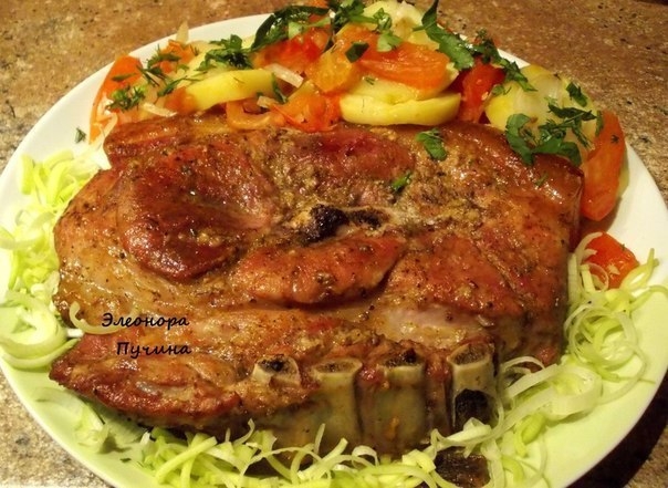 Свинина с овощами. Свинина с овощами.