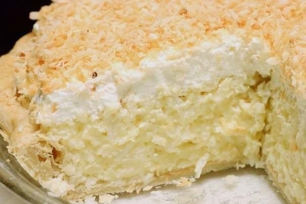 Кокосовый пирог со сливкам - очень легко приготовить! Кокосовый пирог со сливкам - очень легко приготовить!