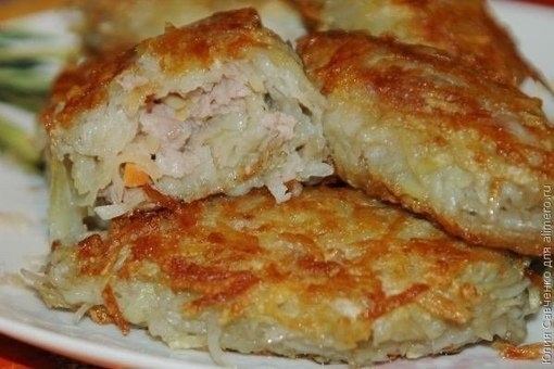 "Картофельные зразы с мясным фаршем" "Картофельные зразы с мясным фаршем"