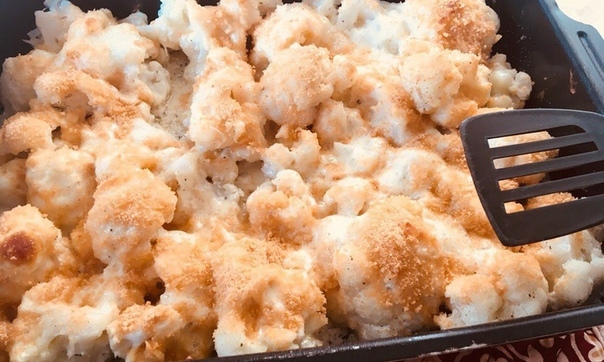 Цветная капуста, запеченная с моцареллой