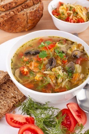 Щи с грибами по-монастырски. Щи с грибами по-монастырски.
