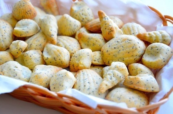Лимонное печенье с маком