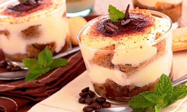 КОФЕЙНЫЙ ДЕСЕРТ С МАСКАРПОНЕ КОФЕЙНЫЙ ДЕСЕРТ С МАСКАРПОНЕ