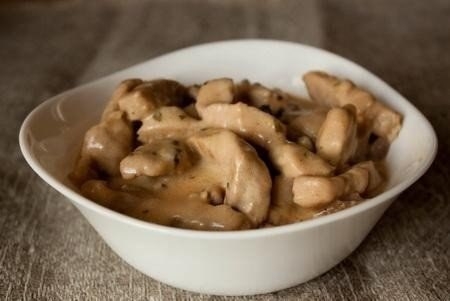Куриный бефстроганов Куриный бефстроганов