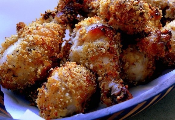 Хрустящие куриные ножки с лимоном. Хрустящие куриные ножки с лимоном.