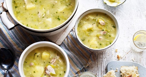 Картофельный суп с курицей Картофельный суп с курицей