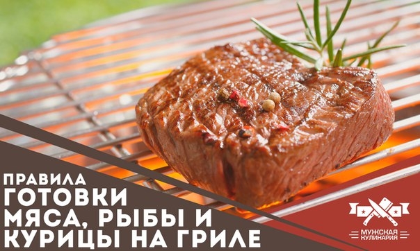 Правила готовки мяса, рыбы и курицы на гриле Правила готовки мяса, рыбы и курицы на гриле