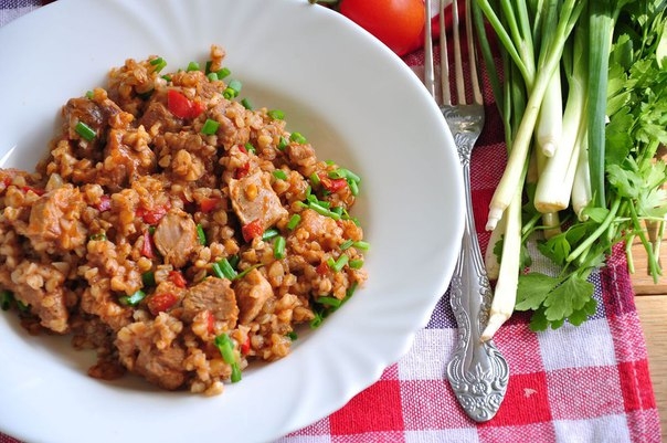 Гречка по-купечески с индейкой Гречка по-купечески с индейкой