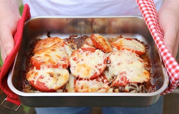 Куриное филе с баклажанной икрой Куриное филе с баклажанной икрой
