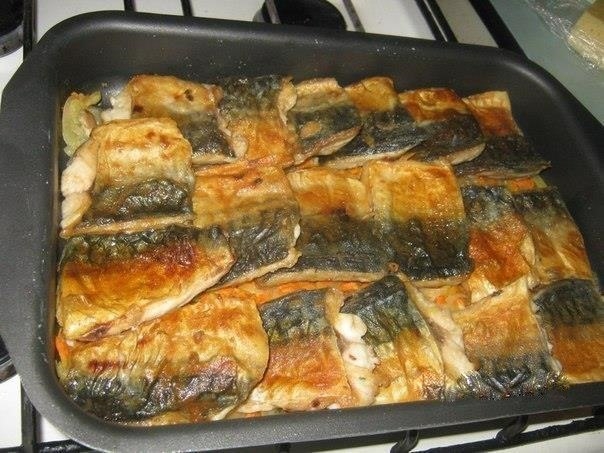 Скумбрия в духовке