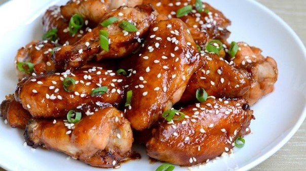 Имбирно-медовые куриные крылышки Имбирно-медовые куриные крылышки