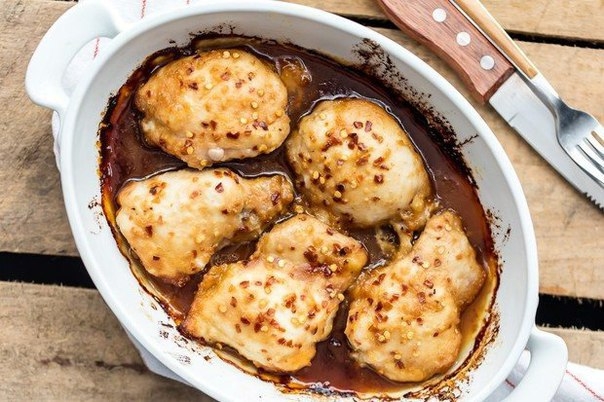 Курица, запеченая в меду Курица, запеченая в меду
