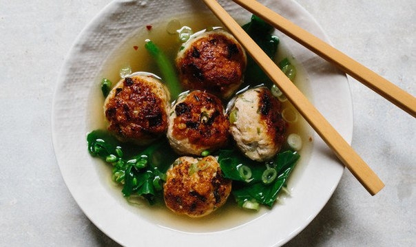 Куриные фрикадельки с имбирем Куриные фрикадельки с имбирем