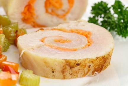 Рыбный рулет с морковью Рыбный рулет с морковью