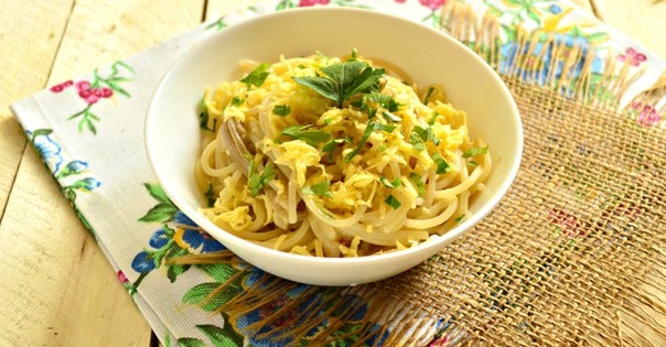 Паста с грибами и сыром Паста с грибами и сыром