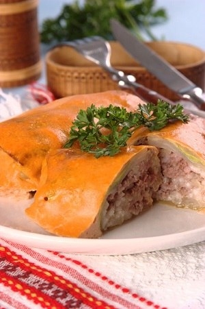 Мясные голубцы с рисом Мясные голубцы с рисом