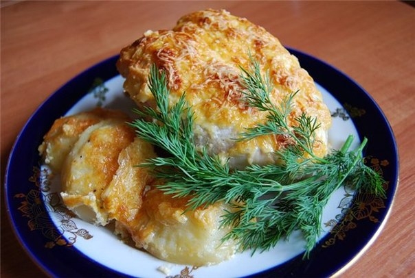 Куриное филе с чесноком. Куриное филе с чесноком.