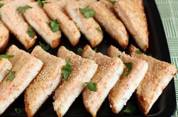 Креветочные тосты Креветочные тосты
