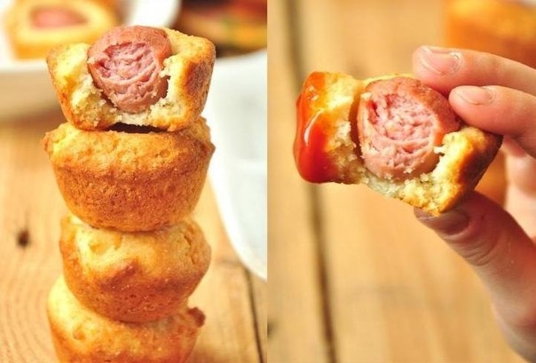Мини-маффины "Corn Dog" Мини-маффины "Corn Dog"