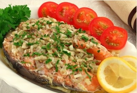 Блюдо на Новый год: семга с фенхелем и лимоном