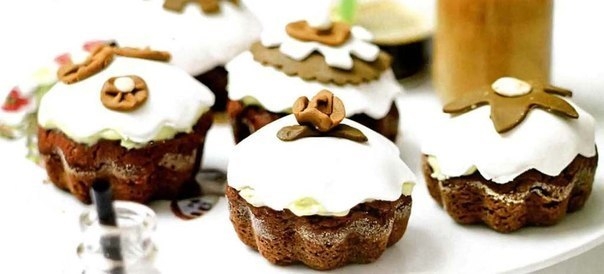 Капкейки с какао Капкейки с какао