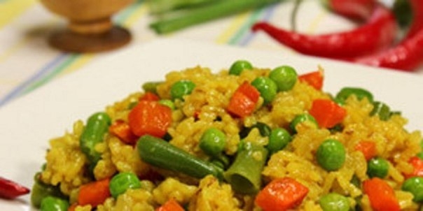 Карри с рисом и овощами Карри с рисом и овощами