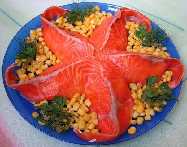 Салат 'Морская звезда' Салат 'Морская звезда'