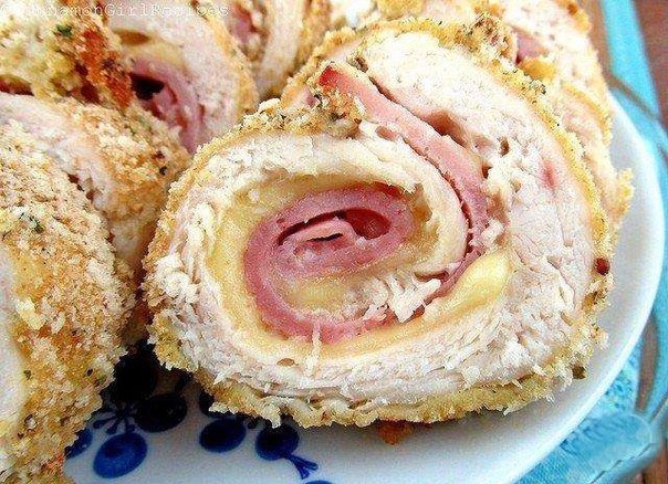 Рулетики "Кордон Блю" Невероятная, вкусная закуска!