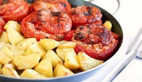Помидоры, фаршированные мясом Помидоры, фаршированные мясом