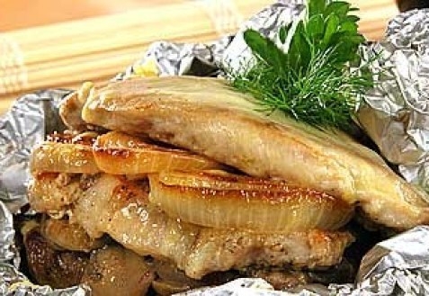 Мясо многослойное, запеченное в фольге Мясо многослойное, запеченное в фольге