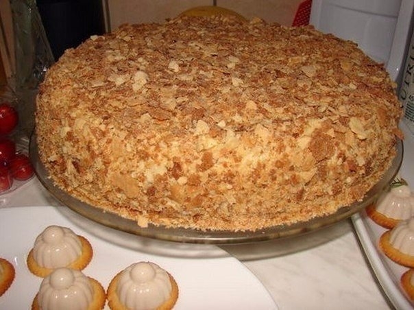 Оригинальный торт "Наполеон" (за пол часа).