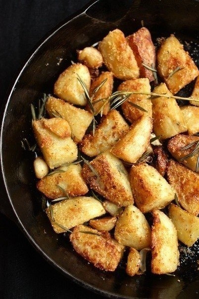 Хрустящий запеченный картофель
