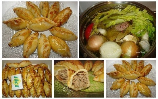 Мини-пирожки с мясом Мини-пирожки с мясом
