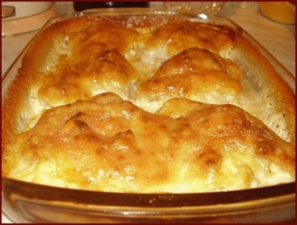 Курица, маринованная в горчице и запеченная под сыром Курица, маринованная в горчице и запеченная под сыром