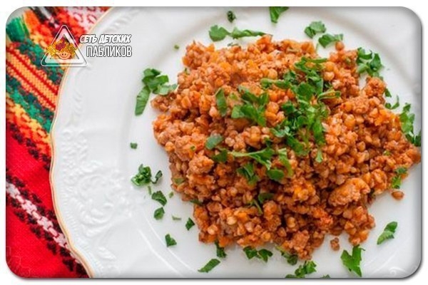 Гречка по-купечески с фаршем. Гречка по-купечески с фаршем.