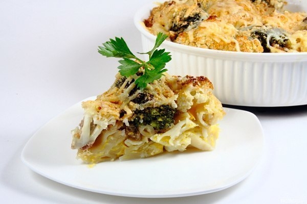 Макароны с брокколи и фаршем. Макароны с брокколи и фаршем.