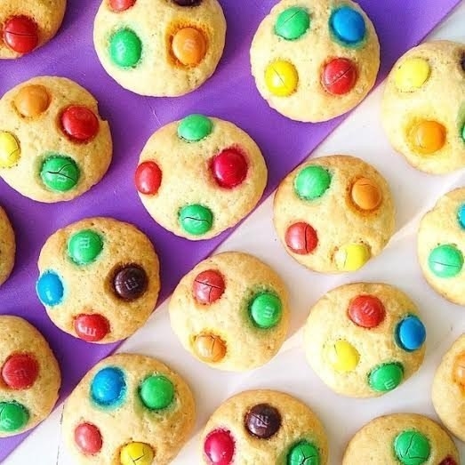 Печенье с M&M's. Печенье с M&M's.