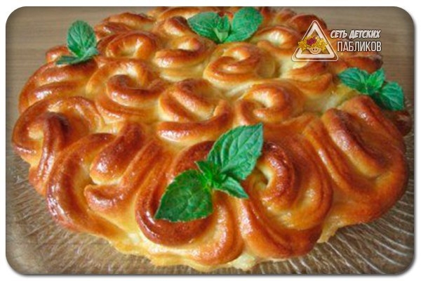 Пирог "Цветочная клумба" Пирог "Цветочная клумба"