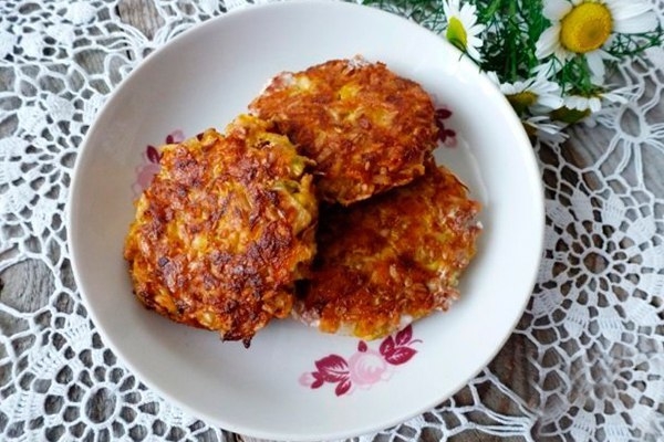 Оладьи из тыквы и кабачков. Оладьи из тыквы и кабачков.