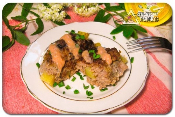 Мясные котлеты с картофельной начинкой. Мясные котлеты с картофельной начинкой.
