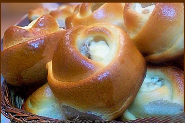 Ватрушки "Розочки". Ватрушки "Розочки".